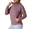 thumbnail image 4 of yoeyez Vêtements de Protection Solaire pour Femmes Upf 50+ à Manches Longues, Chandail à Capuchon à Fermeture à Glissière, Maillot Dermoprotecteur à Séchage Rapide, Léger pour la Course, Veste de Randonnée Athlétique, Chandail de Soleil Violet, G, 4 of 5