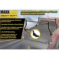 thumbnail image 2 of MaxxHaul 50241 Adjustable Steel Pick Up Truck Ladder Utility Racks-Pair, Black, 2 of 6