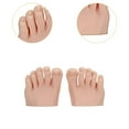 thumbnail image 6 of Bothyi Practice Fake Foot Model Art Training Realistic Half Foot Flexible with Toes Skin Color, 6 of 8