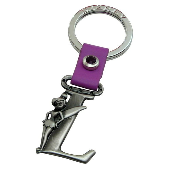 Tinker Bell Letter L Pewter Key Chain