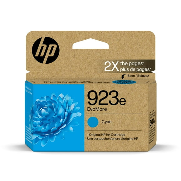 Cartucho de tinta HP 923e evoMore Cyan OfficeJet 8120 8130 800p