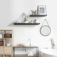 thumbnail image 4 of Delta Cycle Modern 24 in x 24 in Wood Floating Shelf Set 2 Count, 4 of 8