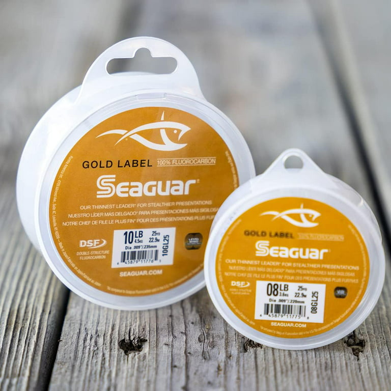 Seaguar 40GL50 Gold Label 40lb Fluorocarbon Fishing Leader Line (50 Yards)  