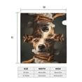 thumbnail image 4 of Gukieu Modern Cute Dog Print Magnetic Mailbox Cover, Sun-proof and Waterproof Home Yard Mailbox Cover-21x18 in, 4 of 8