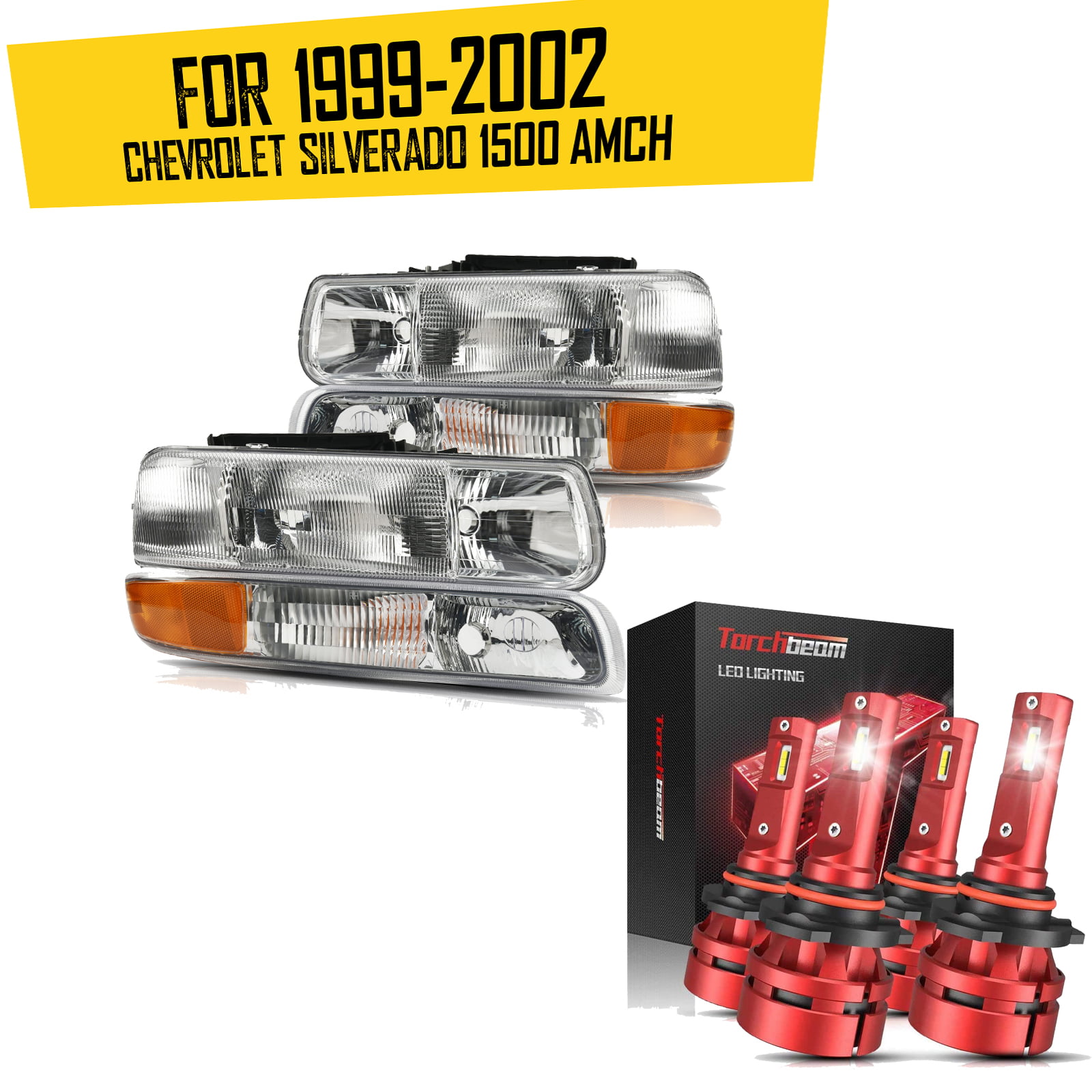 LED Front Side Marker Light Bulb For 2003-2006 Chevrolet Silverado 1500,Corner