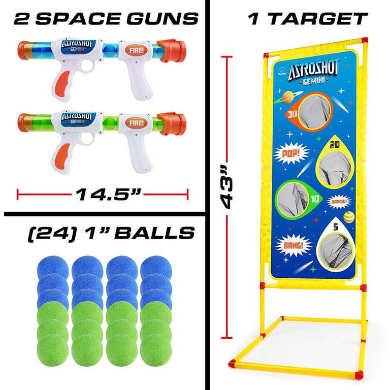 USA Toyz Astroshot Gemini Foam Ball Blasters, Alien Target, 24 Foam Balls photo 3