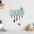 thumbnail image 6 of Stylish Acrylic Key Holder Wall Mount small shelf with hooks Decorative & Functional for Home Organization Cute Pandas, 6 of 6