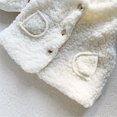 thumbnail image 6 of Toddler Kids Baby Winter Warm Jacket Solid Color Polar Fleece Vest Outwear with Hat for Girls Or Boys Children Coats, 6 of 8