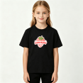 thumbnail image 2 of Strawberry Girl Girls Graphic Tee Cute Fruit Theme Sweet Summer Style 100% Cotton Kids Short Sleeve T-Shirt 4-13Y, 2 of 5