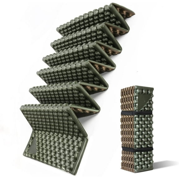 Foam Camping Pads for Hiking, Ultralight Closed Cell Mattress, Waterproof Soft Mat for Adults, Wide Picnic Yoga Mats, Folding Sleeping Pad for Outdoor Backpacking