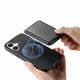 thumbnail image 4 of KAIYANG B2 Funda para iPhone 16 Plus con tarjetero magnético desmontable, funda de cuero y TPU, color negro, 4 of 5