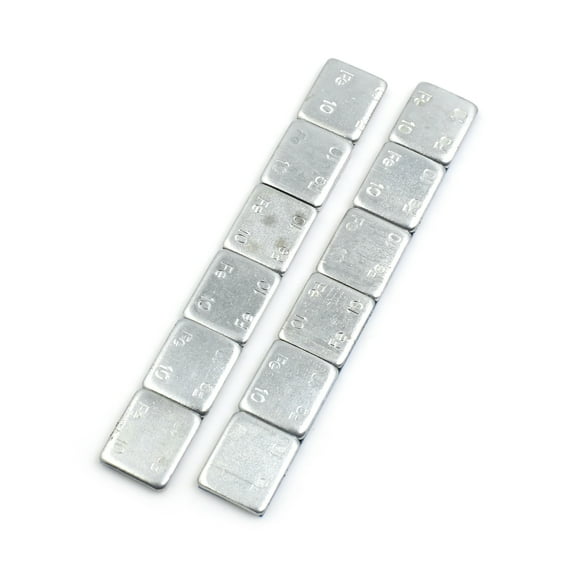 60g 2.1oz Adhesive Back Motorcycle Car Wheel Balance Weights Strips 136 x 19mm 2pcs