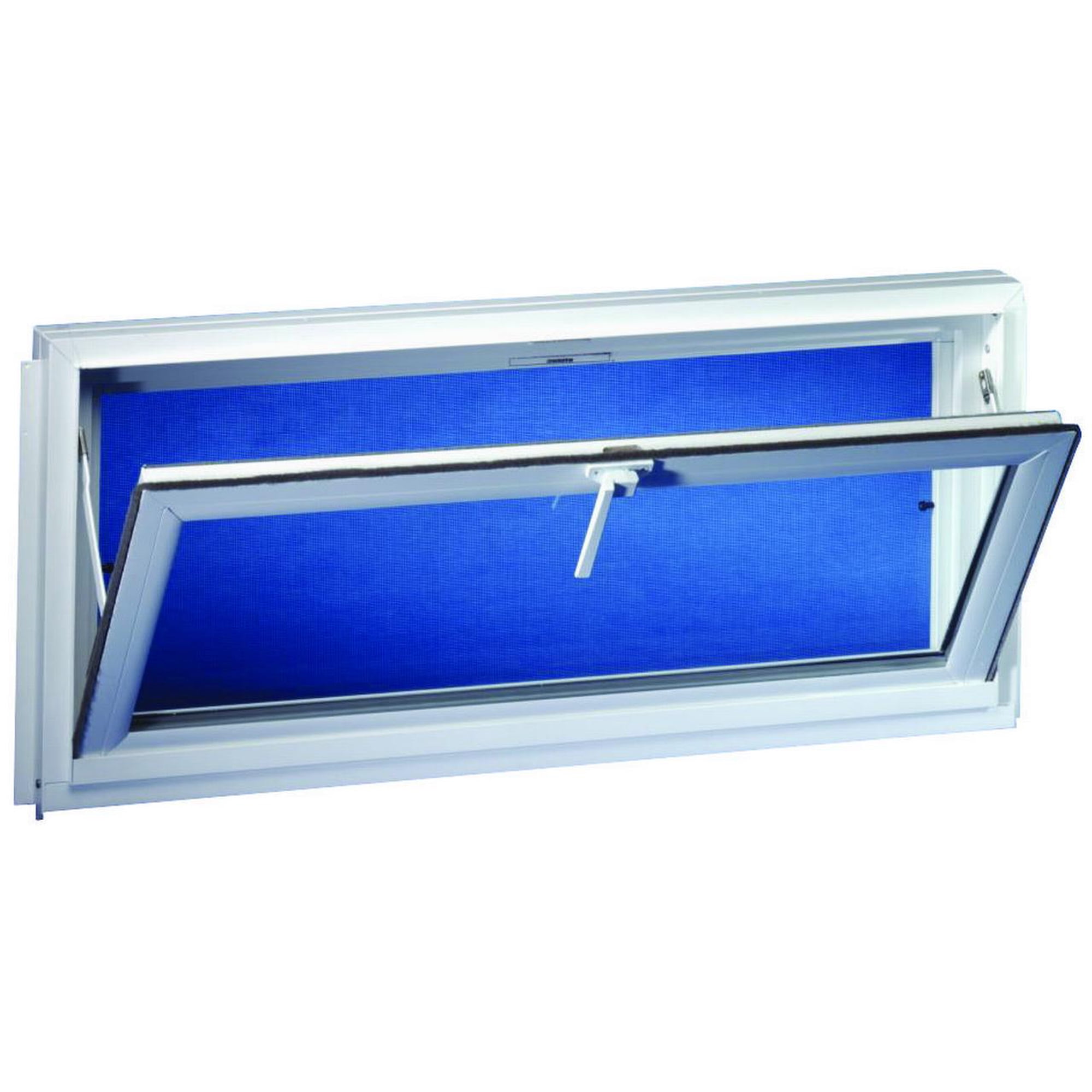 Mutual Industries Energy Efficient White Vinyl Basement Window, 31.75 x 22 Inches, White