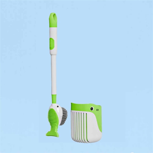 Cepillo de baño sin esquinas muertas Cepillo de baño con base Cerdas duras Limpiador de inodoro Uso doméstico Un cepillo