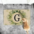 1PCS Summer Floor Mats Letter Family Last Name Initial Doormat Summer