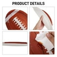 thumbnail image 3 of 80 PCS Football Oval Paper Plates, AFN1Football Shaped Disposable Paper Snack Plates Serving Trays for Football Theme Birthday Party Game Day Game Tailgate Party Supplies (Large: 12.6inch), 3 of 3