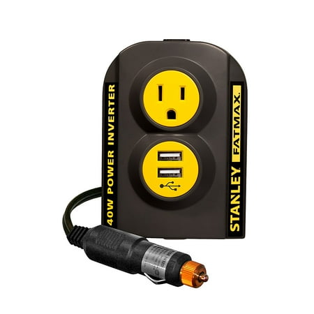 STANLEY FatMax 140W Power Inverter with USB (Best Battery For Inverter Use)