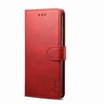 thumbnail image 5 of iPhone 14 Plus Case, Mantto Phone Case Wallet Case Folio Book Style Magnetic Buckle with Credit Card / ID Slots Holder & Cash Pokcet [Stand] Cover for Apple iPhone 14 Plus [6.7 inch] - Red, 5 of 7