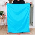 thumbnail image 3 of Sufanic Dirty Clothes Bag,37x47.2inch Polyester Extra Large Heavy Duty Laundry Bag Sack with Drawstring,Blue, 3 of 8
