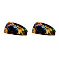 thumbnail image 4 of Qarigey Diademas de ganchillo Banda para la cabeza deportiva Tie-dye Banda para el sudor Estampado Accesorios para peinados Mujeres Hombres para Type10 NO10 Qarigey CBP275107, 4 of 6