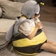 thumbnail image 1 of Disfraz de de tiburón para adultos y niños, disfraz de animal, gorros de tiburón adorables, disfraces de Halloween para fiestas, juegos de rol, Yinane  Disfraz de abeja, 1 of 8