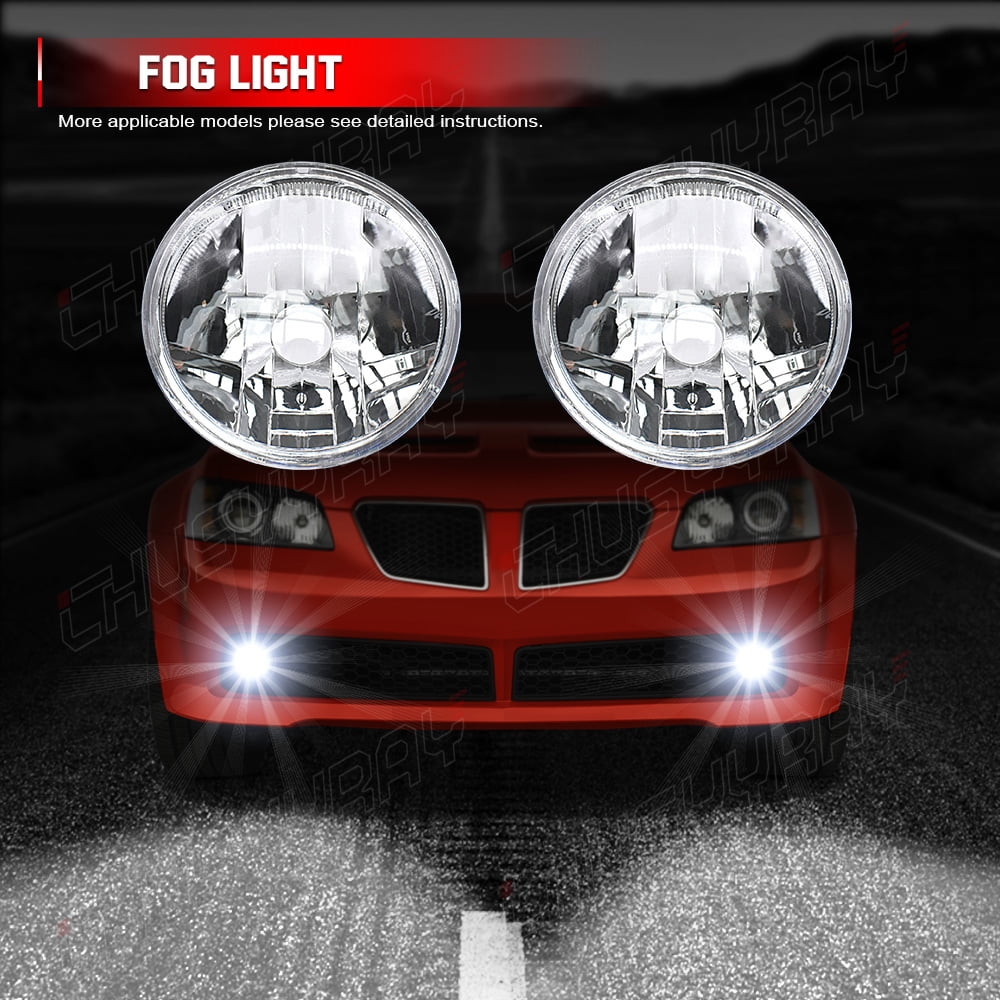 CHUSYYRAY Pair Bumper LED Fog Lights Driving Lamps For Jeep Patriot 2010-2017 Replacement 6000K White