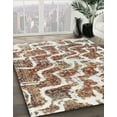 thumbnail image 2 of Ahgly Company Indoor Rectangle Abstract Gold Brown Abstract Area Rugs, 5' x 8', 2 of 6