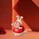 thumbnail image 3 of Estatua de china, figurita de Animal, adorno artesanal, escultura de resina para el hogar, mesa, dormitorio, decoración, regalo de Sunnimix Escultura de conejo, 3 of 7