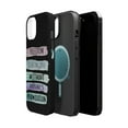 thumbnail image 2 of DistinctInk Tough Case for Apple iPhone 14 (6.1" Screen), Compatible with MagSafe Charging - Freedom Is Being You Without Anyone's Permission, 2 of 6
