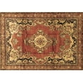 thumbnail image 1 of Ahgly Company Indoor Rectangle Medallion Brown Traditional Area Rugs, 7' x 10', 1 of 4