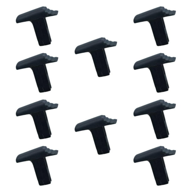 10 interruptores de escalera telescópicos, accesorios para escaleras, componentes de escalera extensible multifuncionales negros, interruptor de