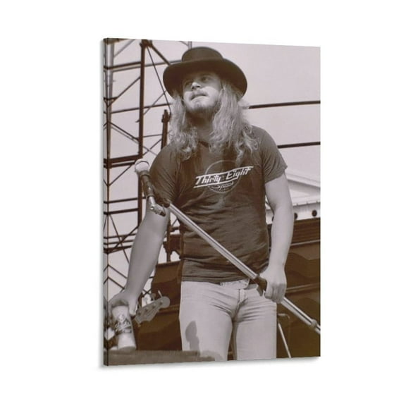 Ronnie Van Zant Canvas Poster Poster Decorative Painting Canvas Wall Art Living Room Posters Bedroom Painting 12x18inch(30x45cm)