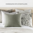 thumbnail image 4 of Noble Linens 2-Pack Cotton Slub Decor Throw Pillows - Jacobean Gray, 4 of 4