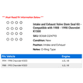 thumbnail image 2 of Intake and Exhaust Valve Stem Seal Kit - Compatible with 1988 - 1998 Chevy K1500 1989 1990 1991 1992 1993 1994 1995 1996 1997, 2 of 2