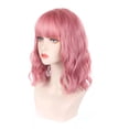 thumbnail image 1 of False Curly  Hair, Soft Adjustable Curly  With Bang For Birthday, 1 of 8