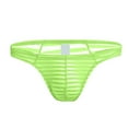 thumbnail image 1 of Aayomet Underwear for Men Sexy Adult Low Rise Men's Open Hip Polyester Triangle Pants (Yellow, S), 1 of 3