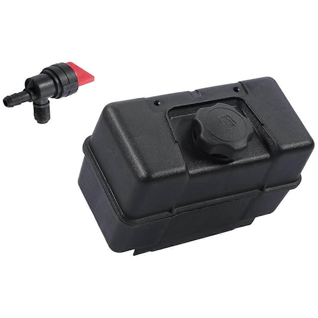 691993 Fuel Tank W/Shut Off Valve&Fuel Cap 4 Quart for Lawnmower Remote Mounting, Lawn Garden, 493337