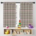 thumbnail image 5 of Blackout Kids Curtains,Brown Bigfoot and Pine Tree Pattern Childrens Insulated Curtains Set Of 2,Bedroom Essentials,Toddler Room Decor 42x54in(106x137cm), 5 of 5
