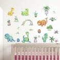 thumbnail image 4 of Vikakiooze Home Decor , Color Dinosaur Pattern Removable Wall Sticker Bedroom Living Room Decoration, 4 of 7