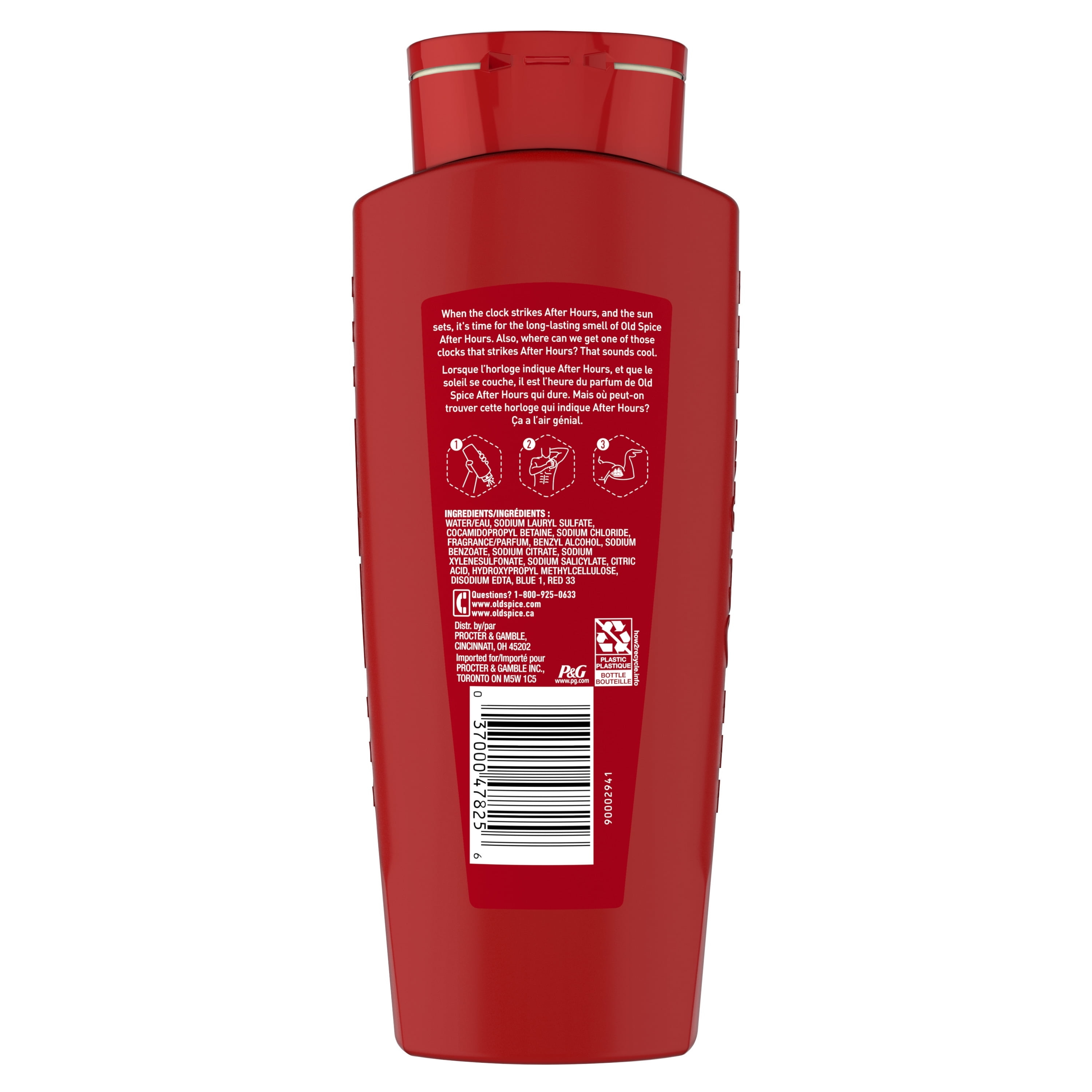 Old Spice Red Zone Icon Scent Body Wash for Men, 21 fl oz