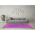 thumbnail image 3 of Ahgly Company Indoor Rectangle Abstract Pink Modern Area Rugs, 2' x 4', 3 of 4