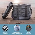 thumbnail image 4 of Bolsa térmica CleverMade plegable para 30 latas, playa y viajes, 4 of 7