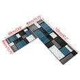 thumbnail image 2 of Openpig Tapis de Cuisine Ensemble de 2 Pcs, Tapis de Cuisine Imperméables pour Sol, Tapis pour Évier de Cuisine et Tapis de Cuisine Rembourré pour Décoration de Cuisine, 2 of 4
