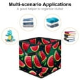 thumbnail image 2 of Watermelon Foldable Storage Cubes with Handle, 10.8"x10.5"x10.6", Large Capacity Storage Basket Containers, 2 of 6