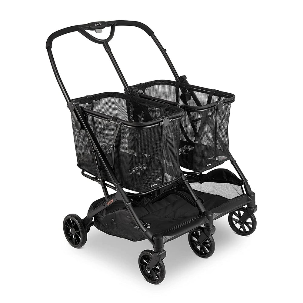 Joovy Boot X2 Lightweight Double Shopping Cart with 2 Reusable