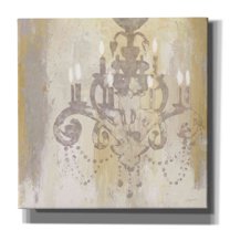 Epic Graffiti 'Candelabra Gold II' by James Wiens, Canvas Wall Art, 37"x37"
