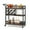 Brown, variant on Giantex 3-Tier Bar Cart, Industrial Serving Cart w/Wine Racks & Glass Holders, Kitchen Rolling Cart, Brown