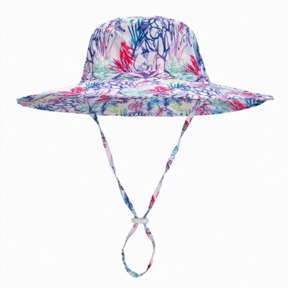 TAmten Baby Toddler Infant Girls Bucket Sun Hats Toddler Wide Brim Bucket Summer Hats Size 3-6 Years