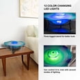 thumbnail image 4 of Xbrand Tabletop Blue Aromatherapy Mist Fountain Aroma Diffuser w/Inline Control, 8 Inch Tall, 4 of 11