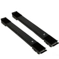 thumbnail image 1 of tamizeot 2 Pieces Washing Machine Refrigerator Adjustable Mobile Base Telescopic Stainless Steel Holder Bracket Bathroom Bedroom Black, 1 of 5